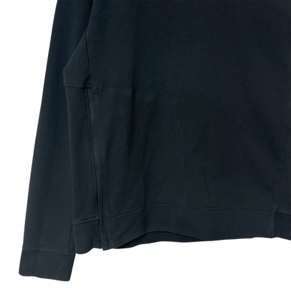Lululemon City Sweat Crew Neck Soft Stretch French Terry Side Front Pocket Black - Picture 4 of 12